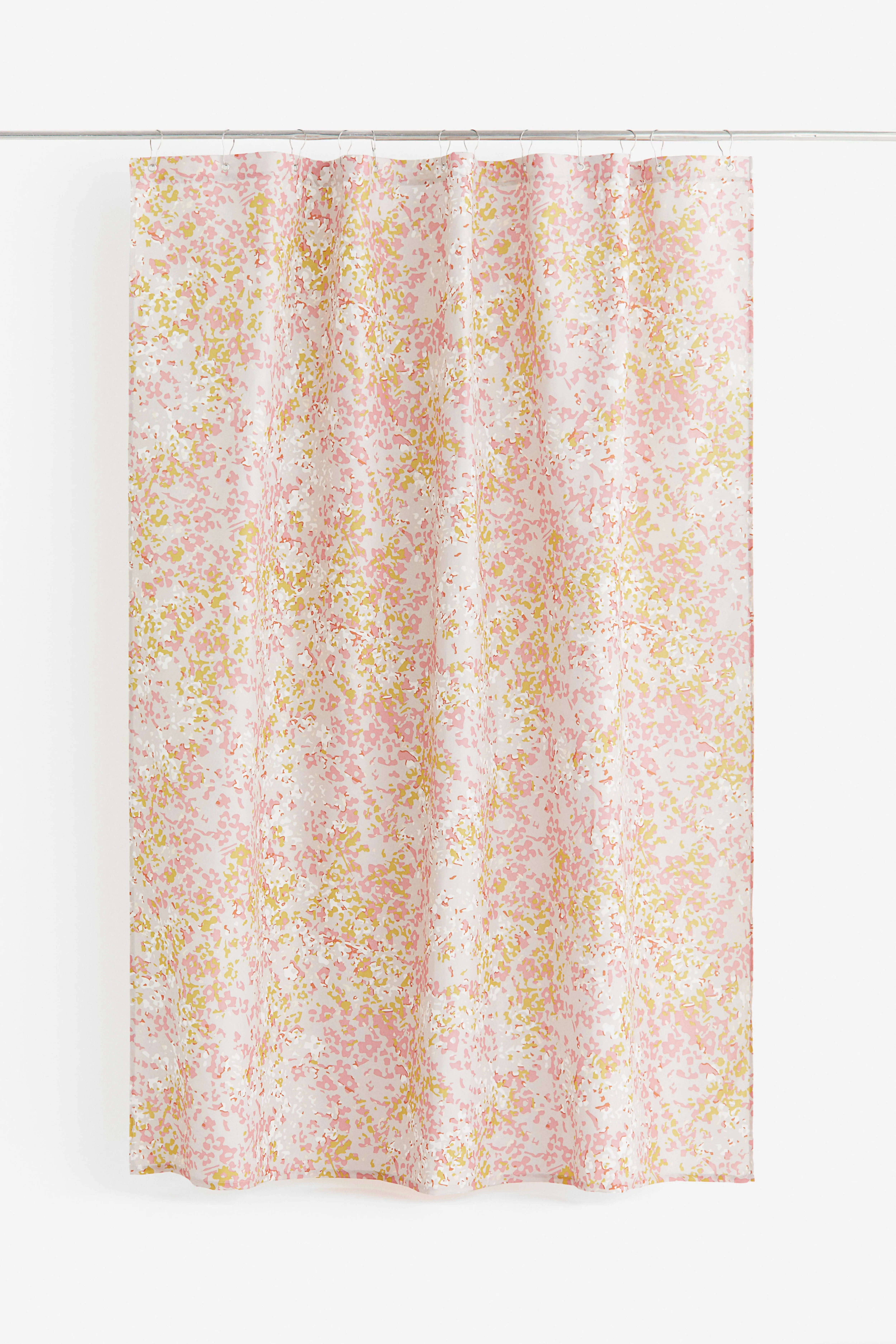 Floral shower curtain - Light pink/Floral - Home All | H&M GB