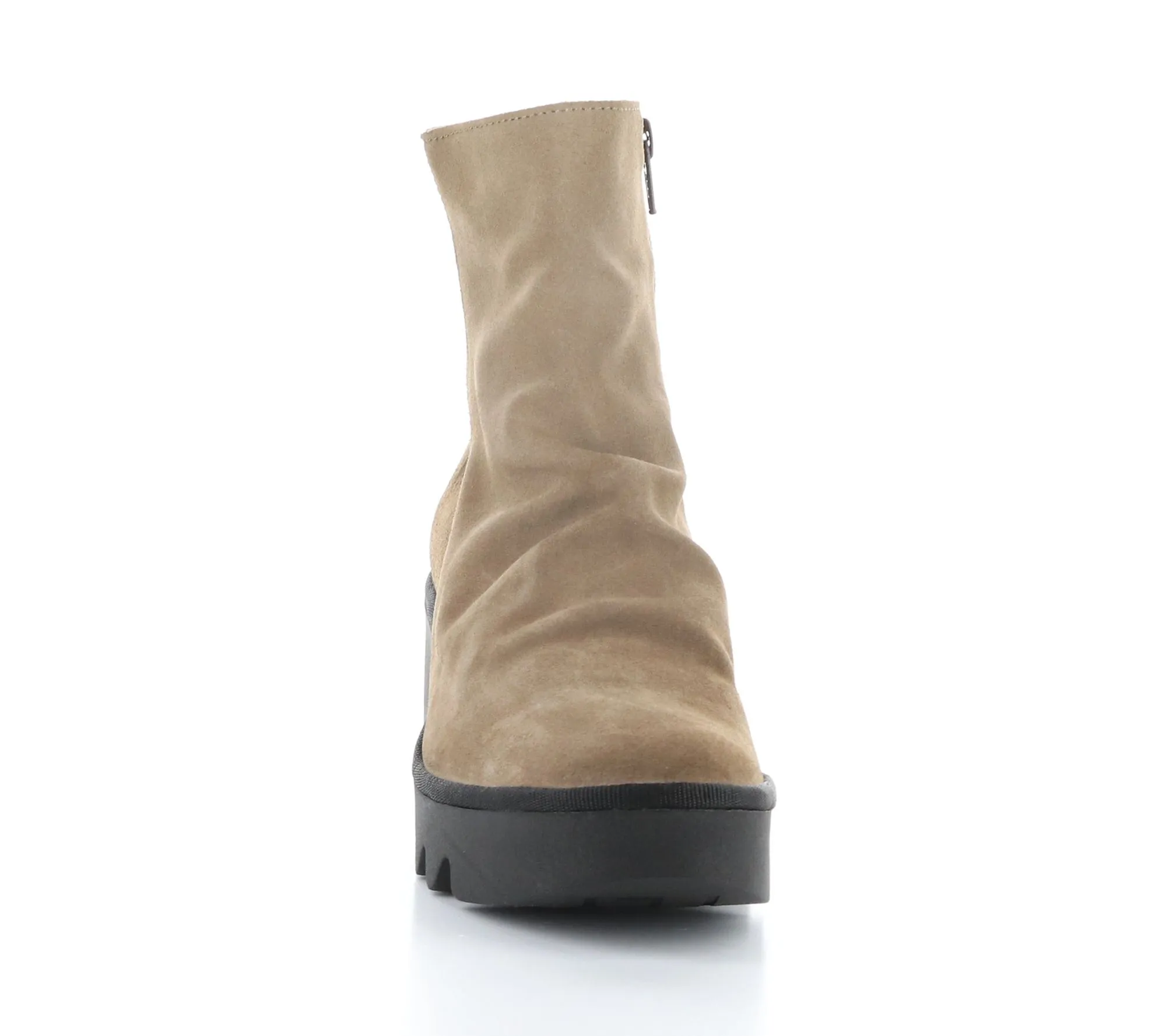 Fly London Oil Suede Wedge Boot- Baan