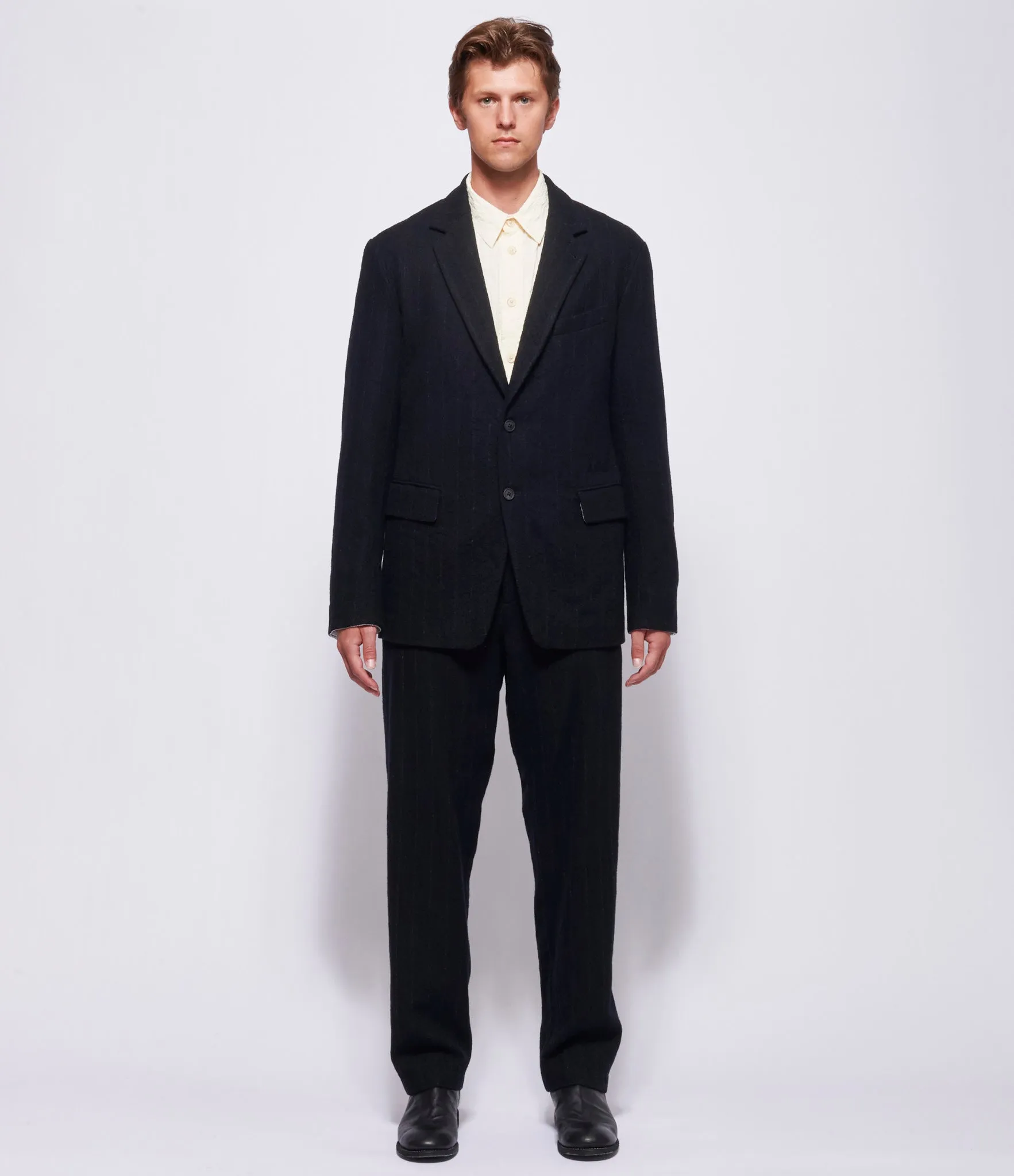 Forme d'Expression Mens Black Lounge Jacket