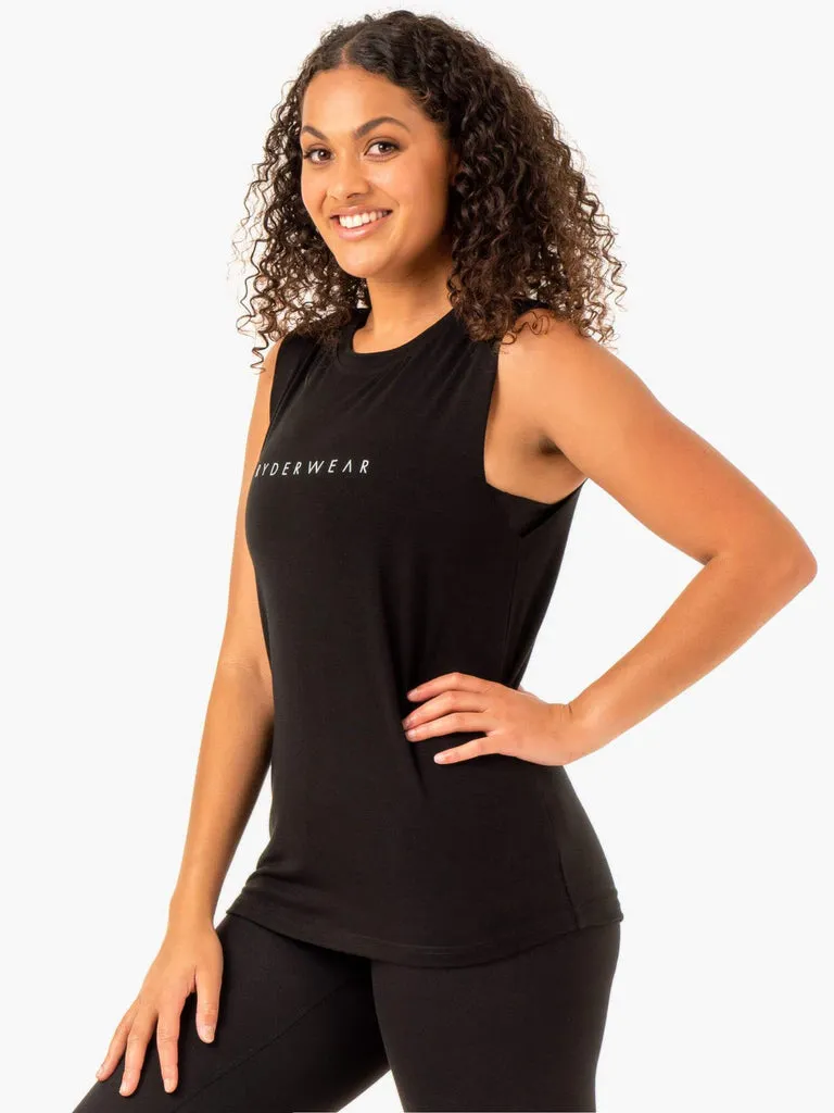 Foundation Muscle Tank - Black