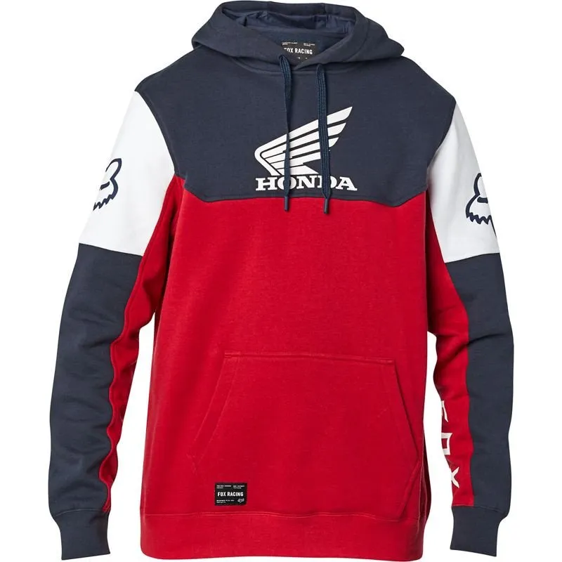 Fox Racing HONDA PULLOVER HOODIE NAVY RED