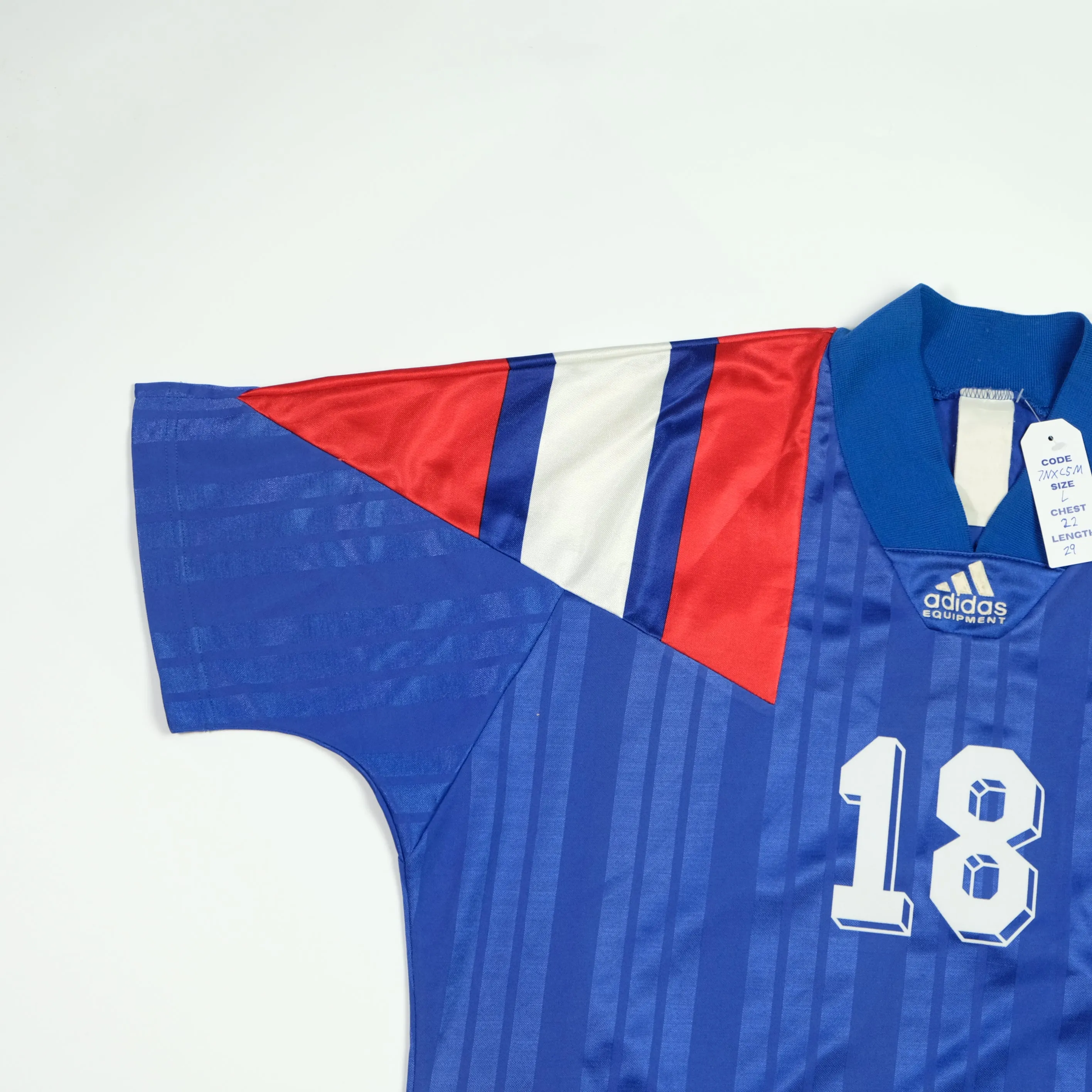 France Cantona Original 1992/1994 Adidas Home Football Shirt Large