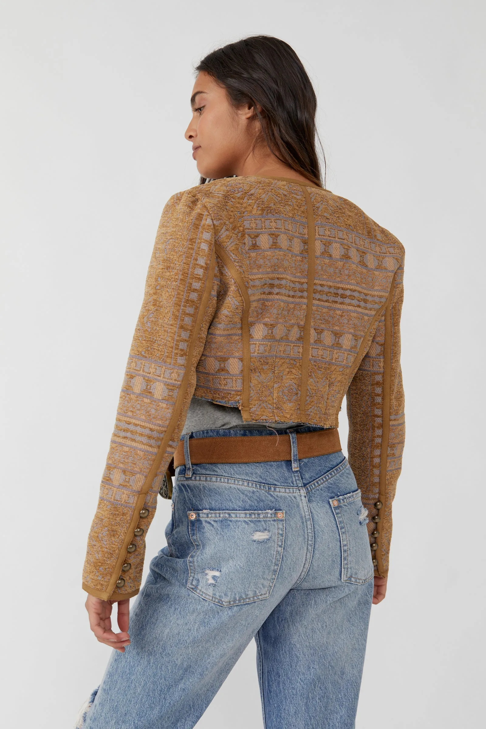 Free People Juliette Cropped Jacket