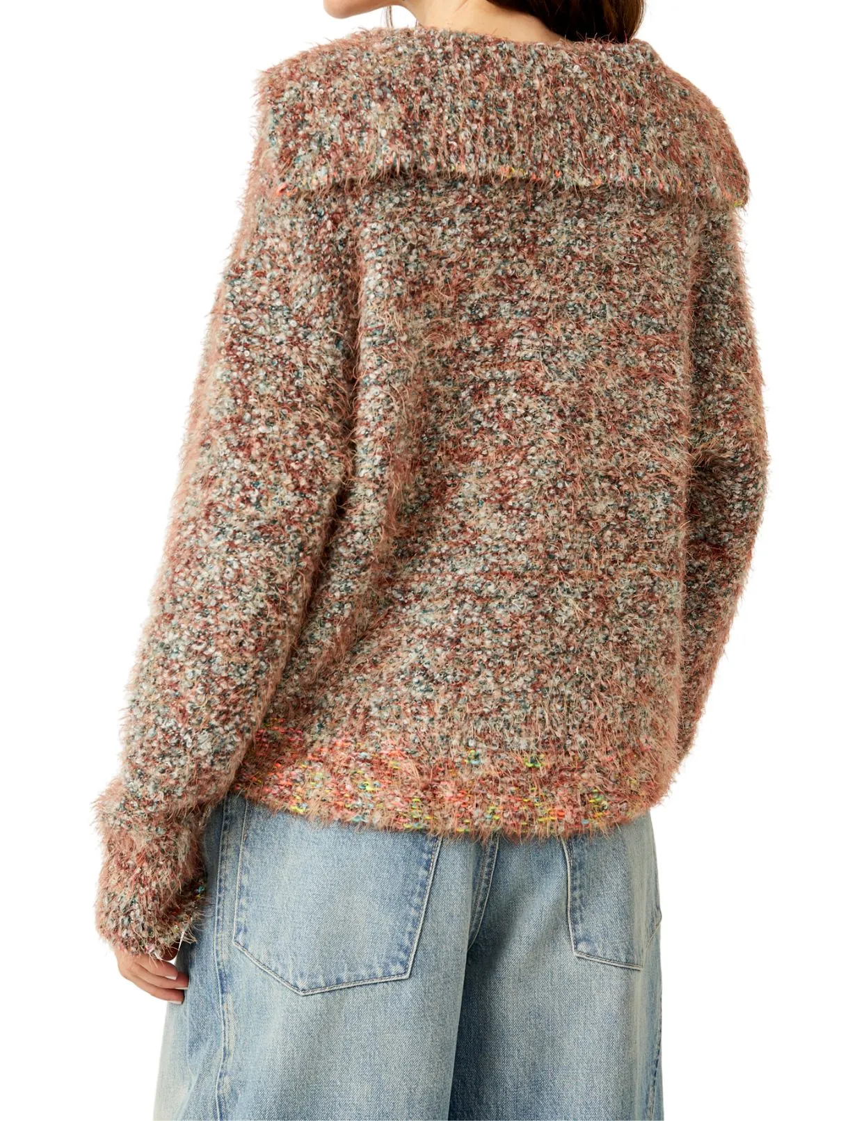 Free People Stellar Pullover in Auburn Bay