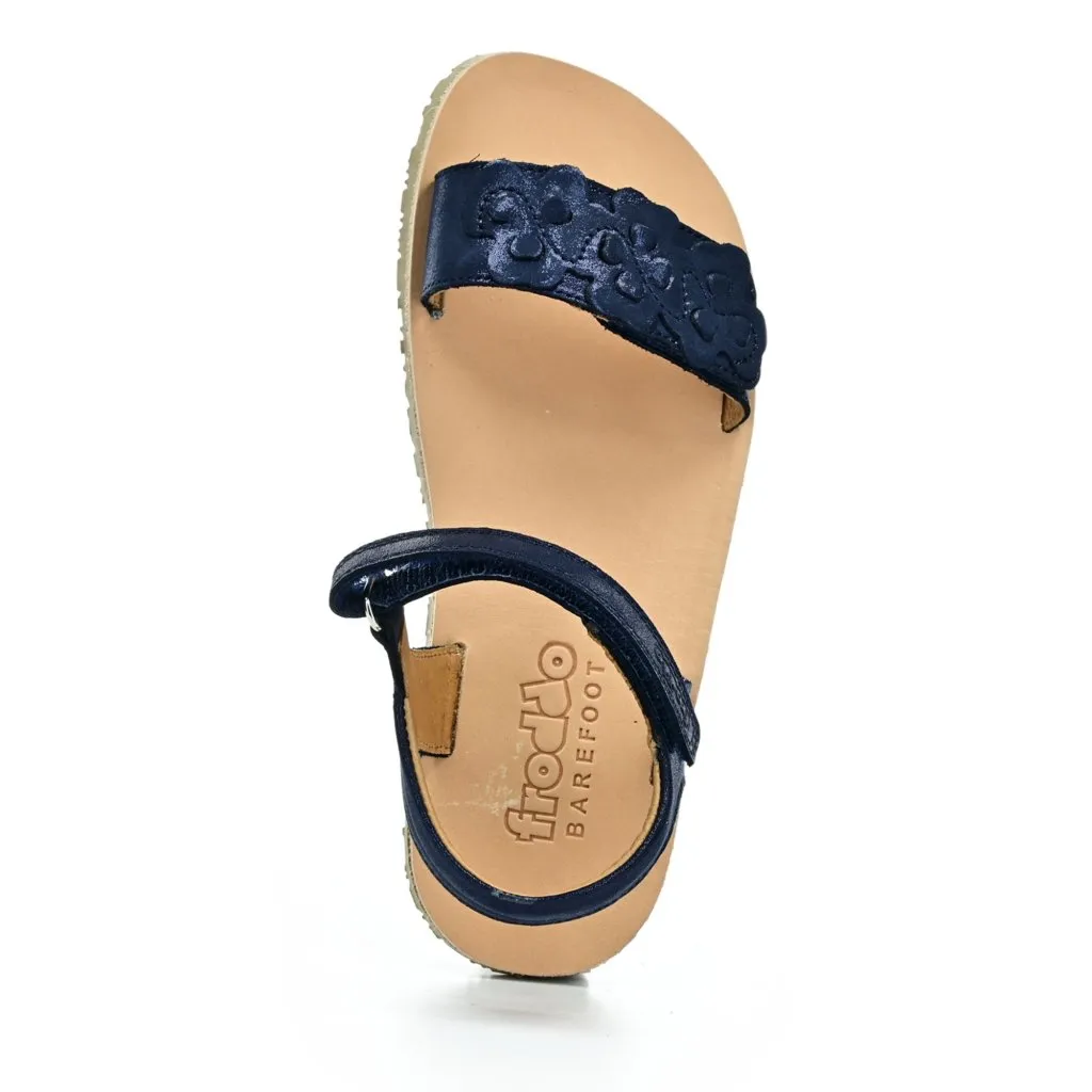 Froddo G3150265-7 AD Flexy Flowers Blue+ barefoot sandals