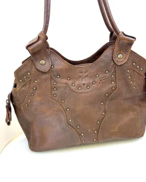FRYE VINTAGE STUD SHOULDER BAG