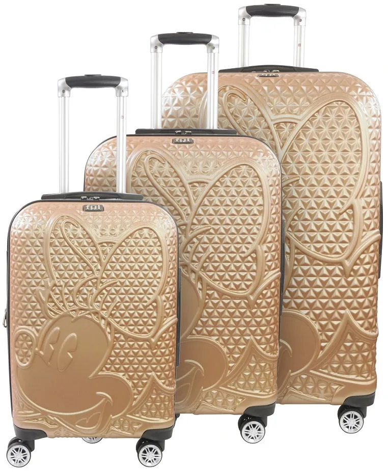 Ful Disney Minnie Mouse Textured 3-Piece Luggage Set 