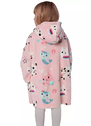 Gabby’s Dollhouse Wearable Hooded Fleece Blanket | Kaleidoscope