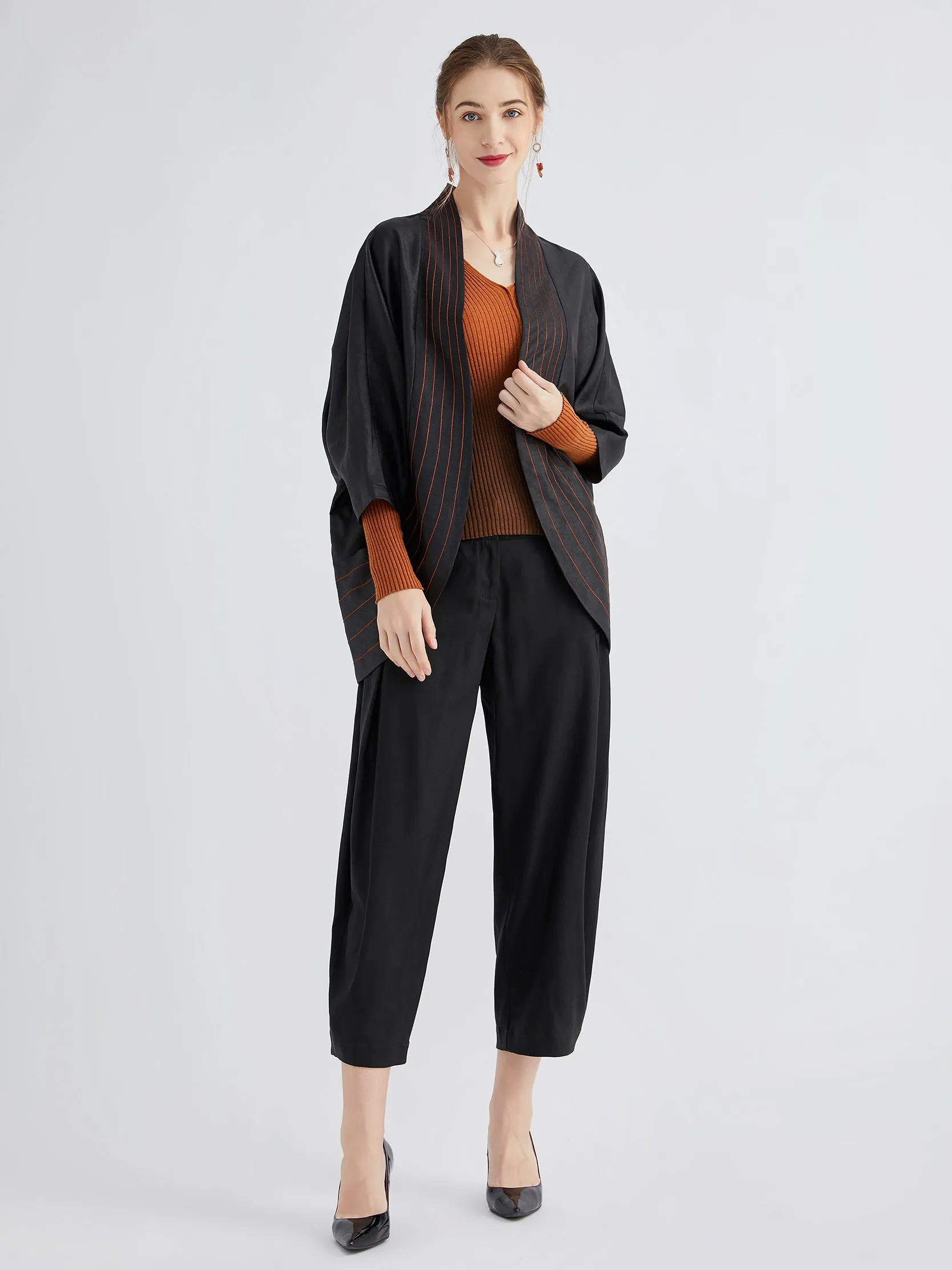 Gambiered Guangdong Silk Jacket