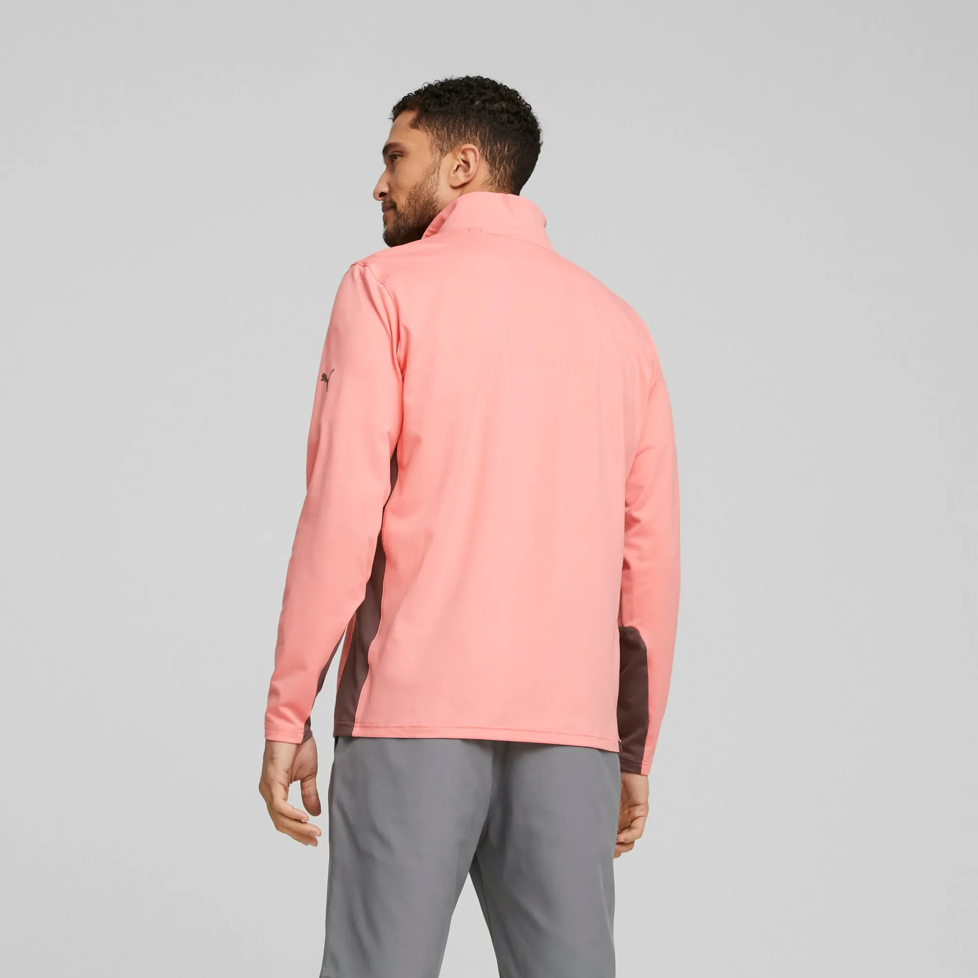 Gamer Golf 1/4 Zip | Flamingo Pink / Quiet Shade