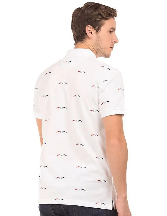 Gant Printed Pique Polo Shirt