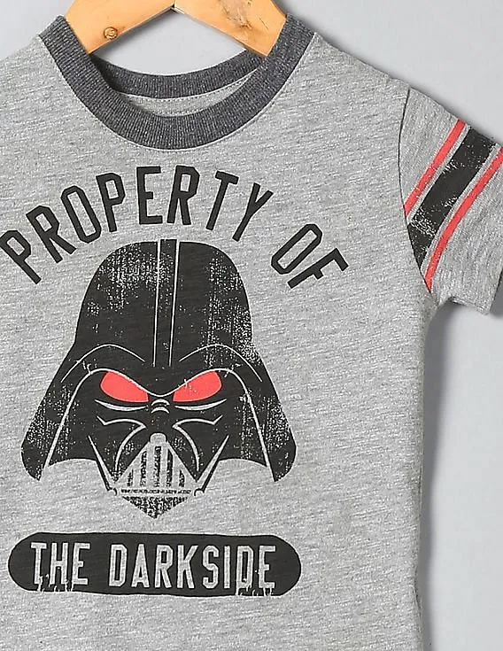 GAP Boys Grey Star Wars™ Graphic Football Slub Tee