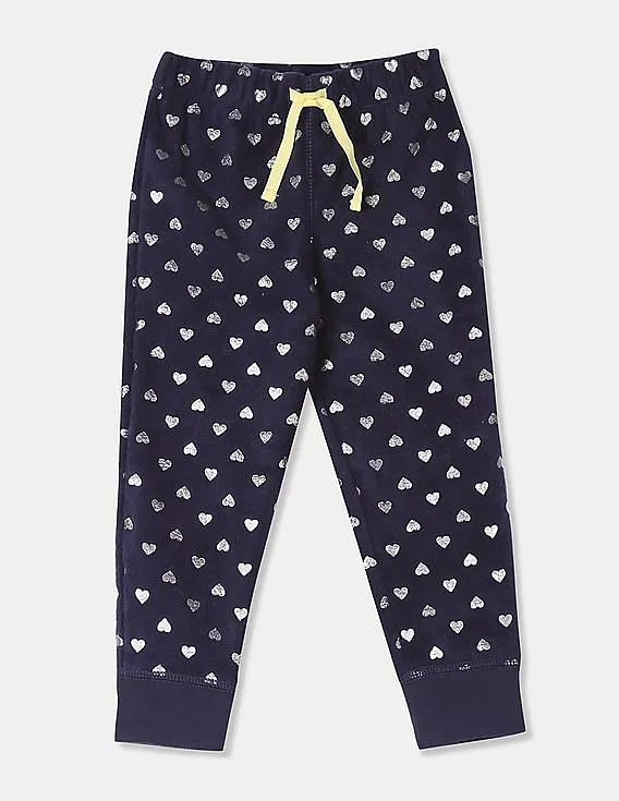 GAP Girls Blue Fleece Pull-On Joggers