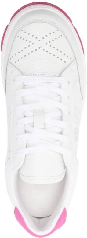 GCDS chunky lace-up sneakers White