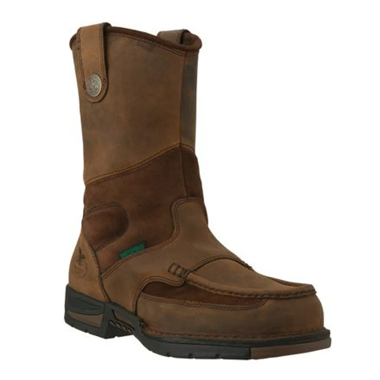 Georgia Athens Waterproof Wellington Work Boot G4403 BROWN