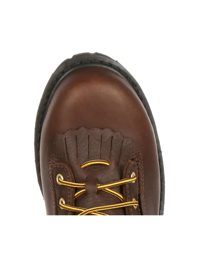 Georgia G8341 Mens Lace Up Steel Toe Waterproof Work Boot Chocolate - B