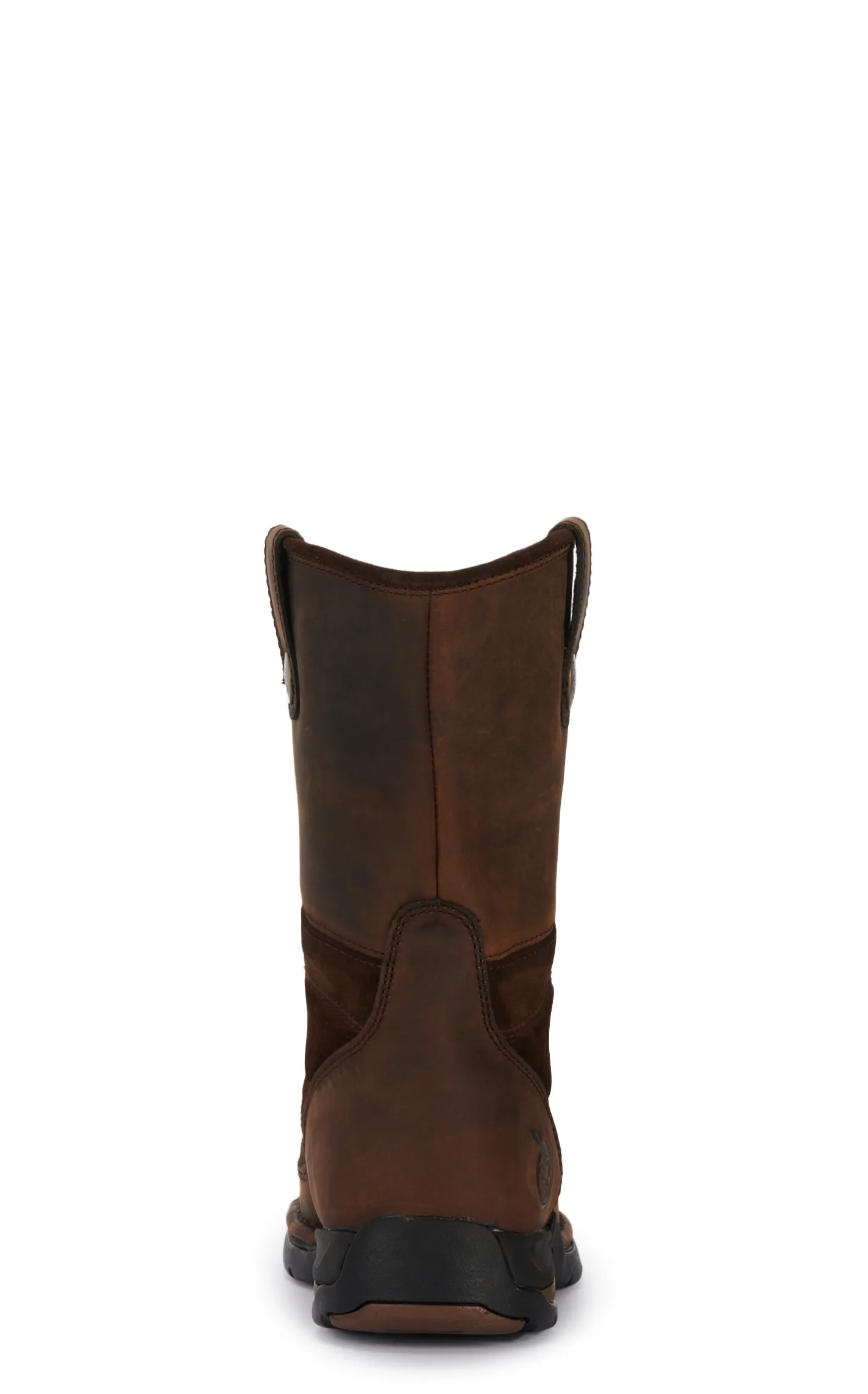 Georgia Men's Athens Brown Waterproof Wellington Moc Toe Work Boot