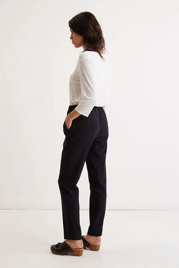 Gerard Darel & PabloELOAH DRAWSTRING WAIST 7/8 STRAIGHT TROUSERS