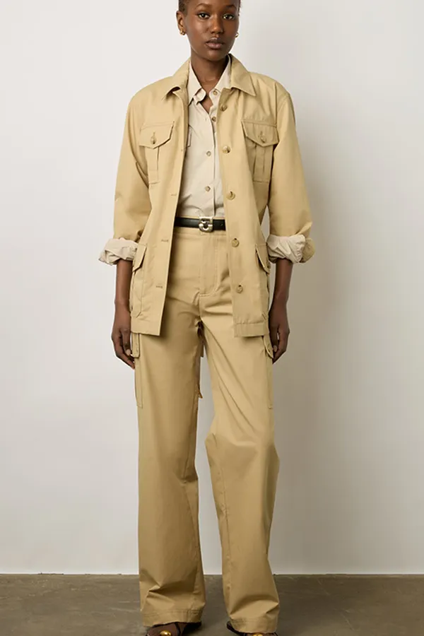 Gerard Darel BUSHRA SAHARIENNE COTTON JACKET