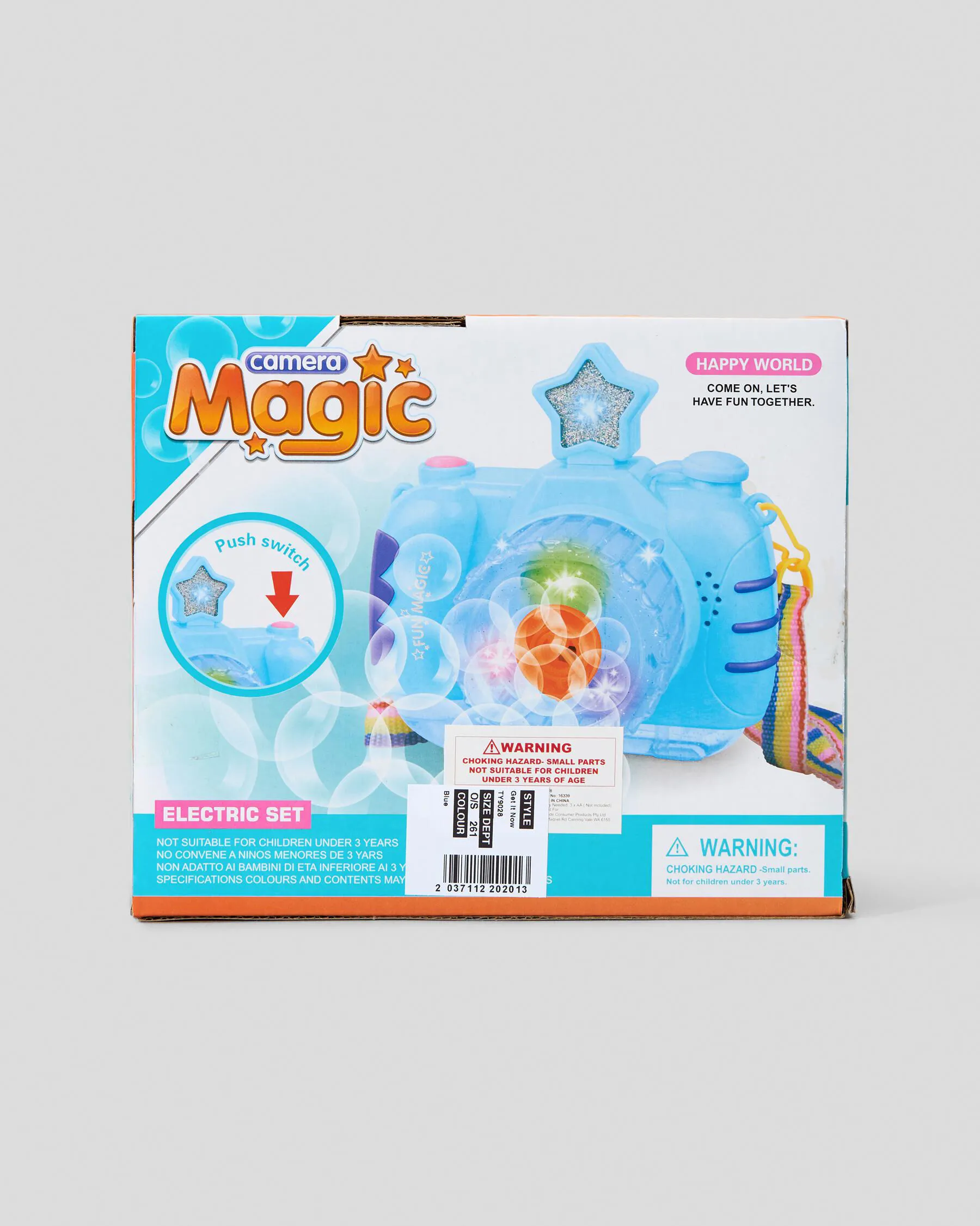 Get It Now Camera Bubble Blower