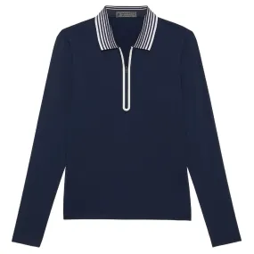 Gfore Featherweight Silky Tech Nylon Quarter Zip Golf Pullover 2023 Women