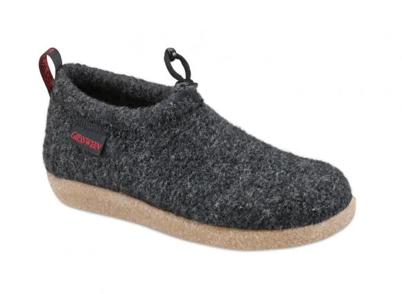 Giesswein Wool Slipper in Earth & Black