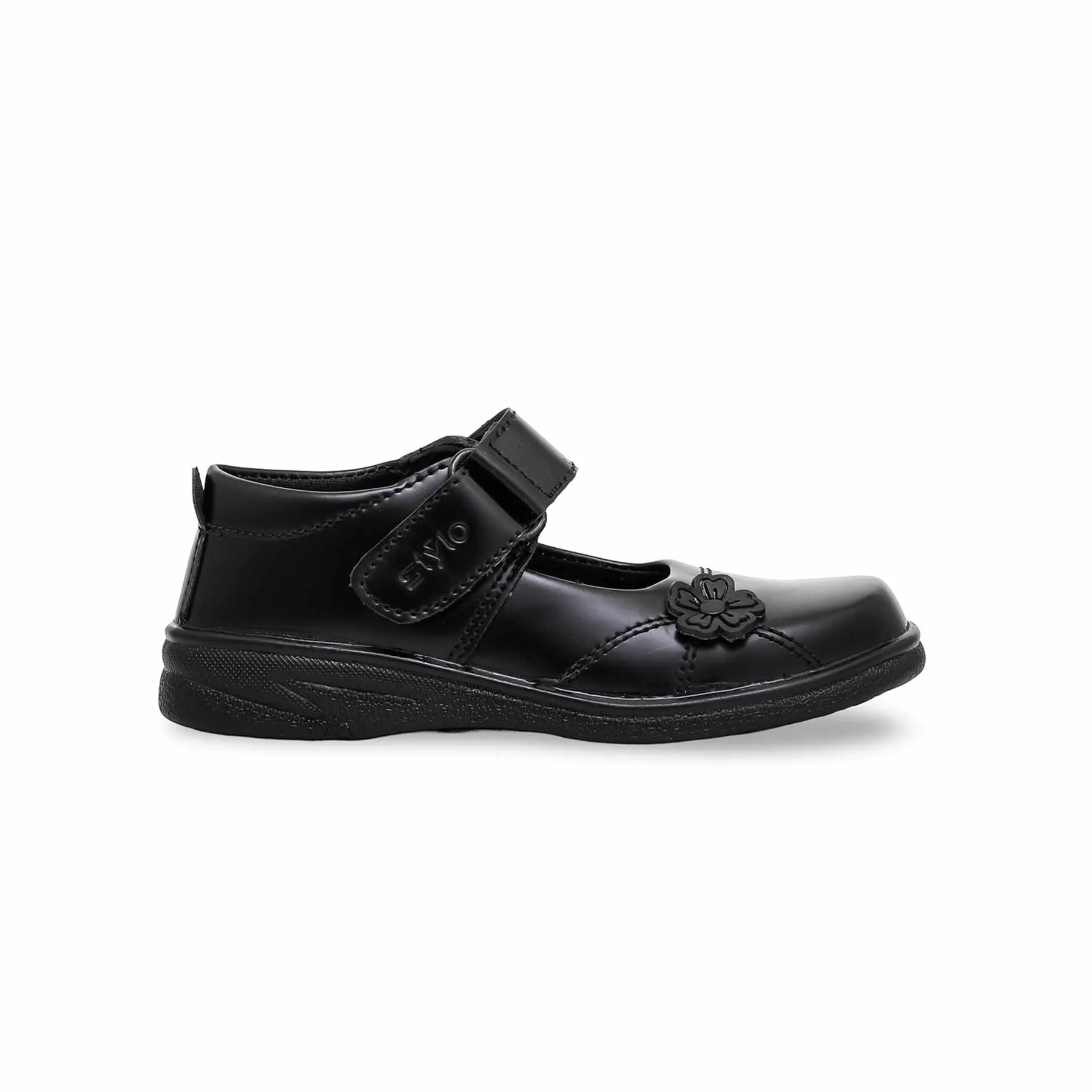 Girls Black School Shoes SK0054