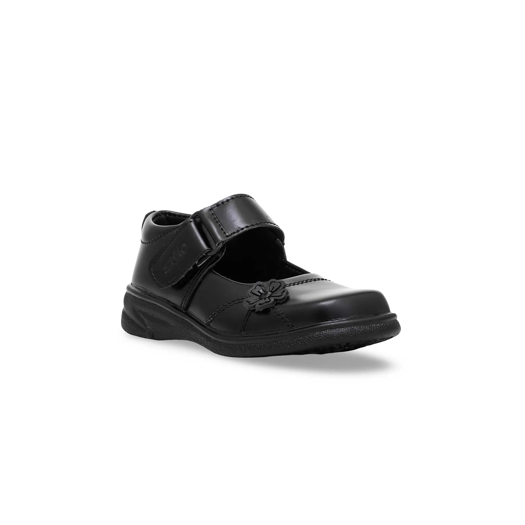 Girls Black School Shoes SK0054