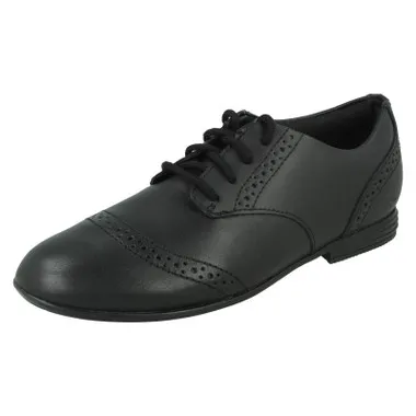 Girls Clarks Brogue Lace Up - Finja Brogue O