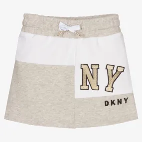 Girls Grey Logo Skirt