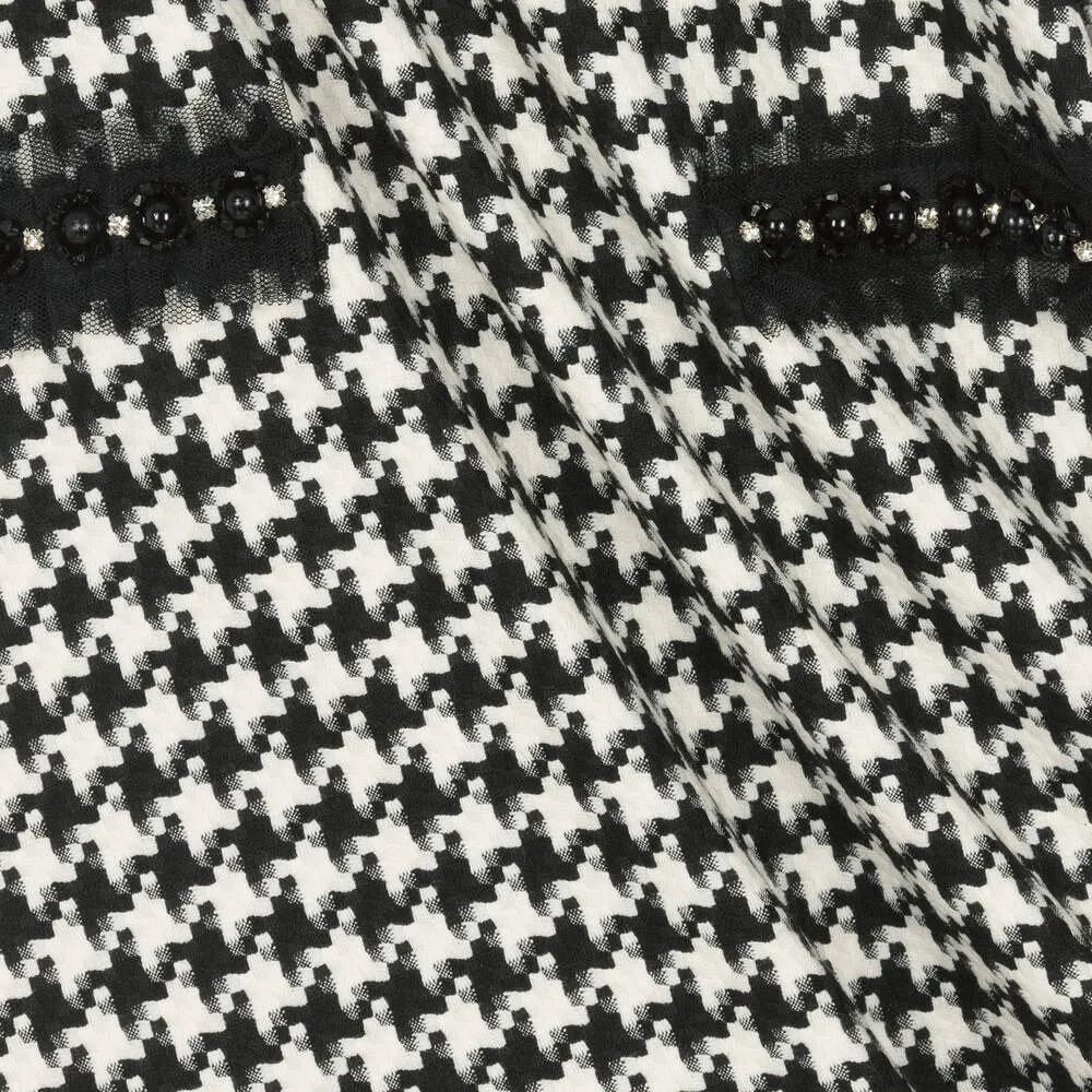 Girls Houndstooth Dress