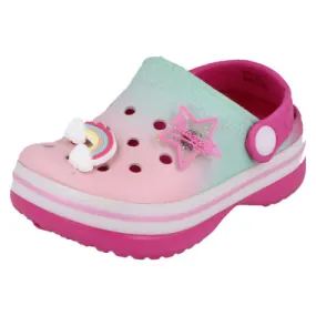 Girls Pineapple Close Toe Clog Sandals H2R671