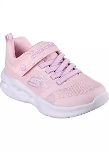 Girls Pink Sola Glow Trainers by Skechers | Look Again