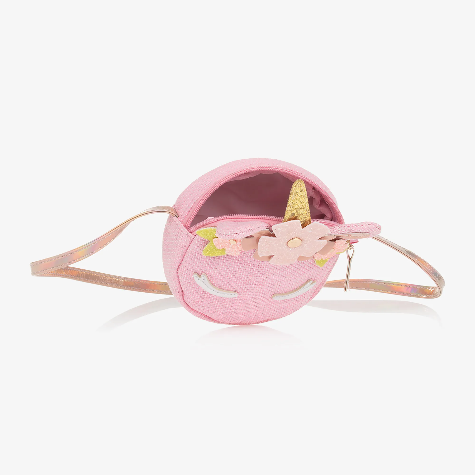 Girls Pink Unicorn Shoulder Bag (15cm)