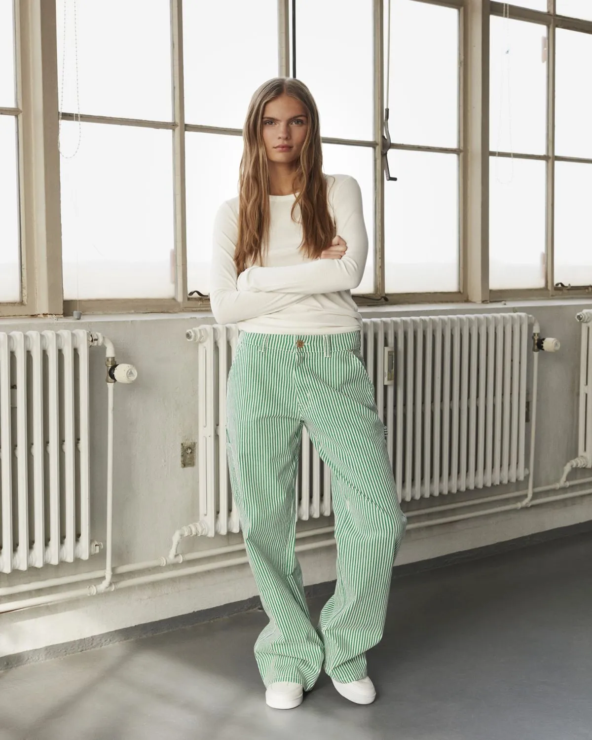 GITTESW TROUSERS - Green