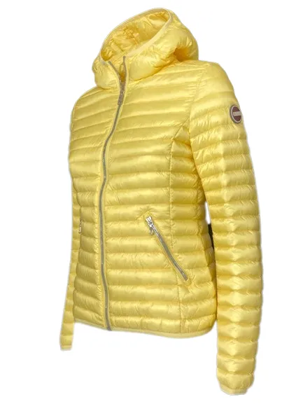 GIUBBINO DONNA GIALLO CON CAPPUCCIO