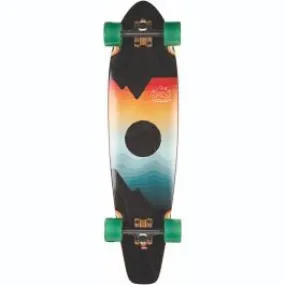Globe Arcadia 36 Inch Complete Skateboard - Black Maple/Chromeset