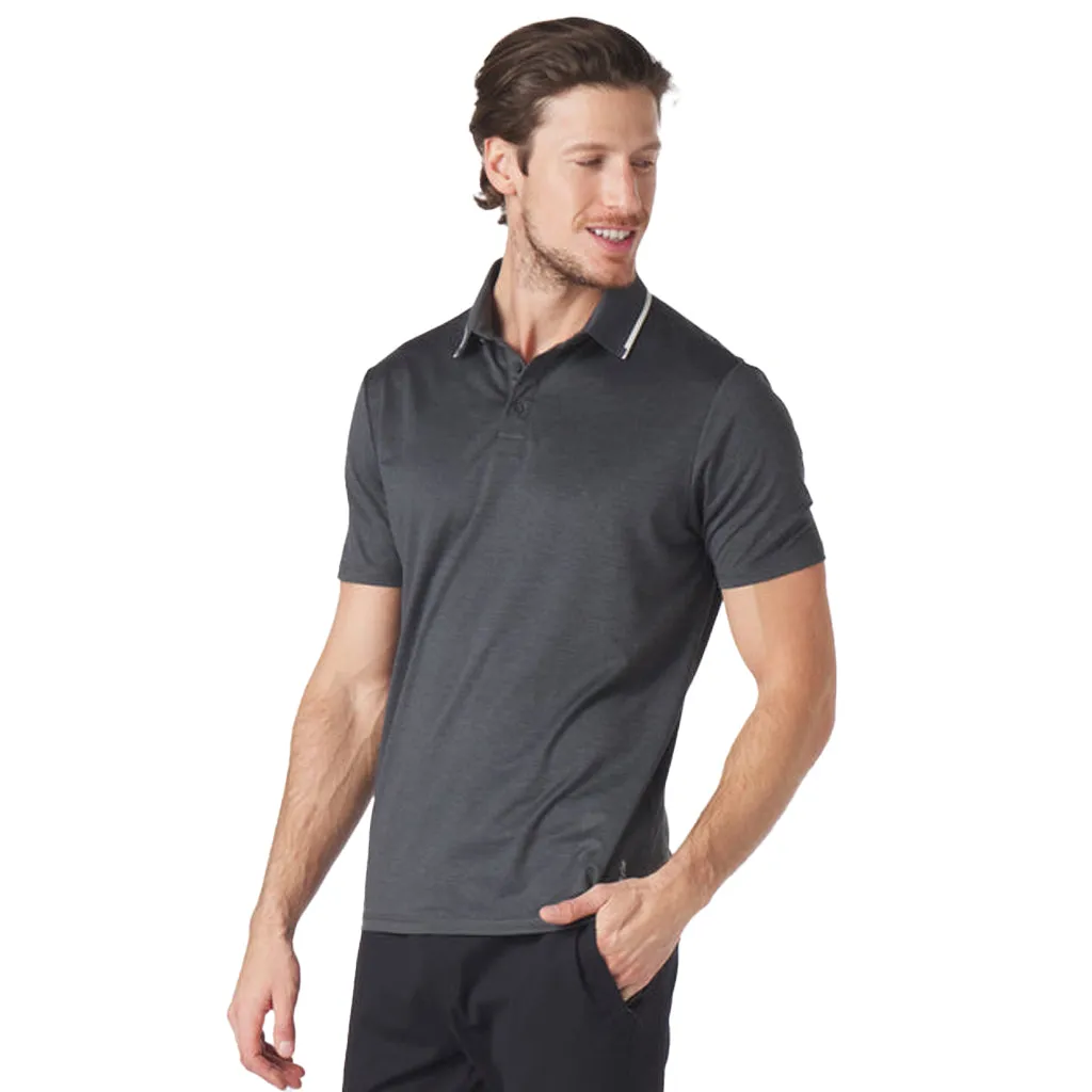 Glyder Men's Black Power Fade Polo