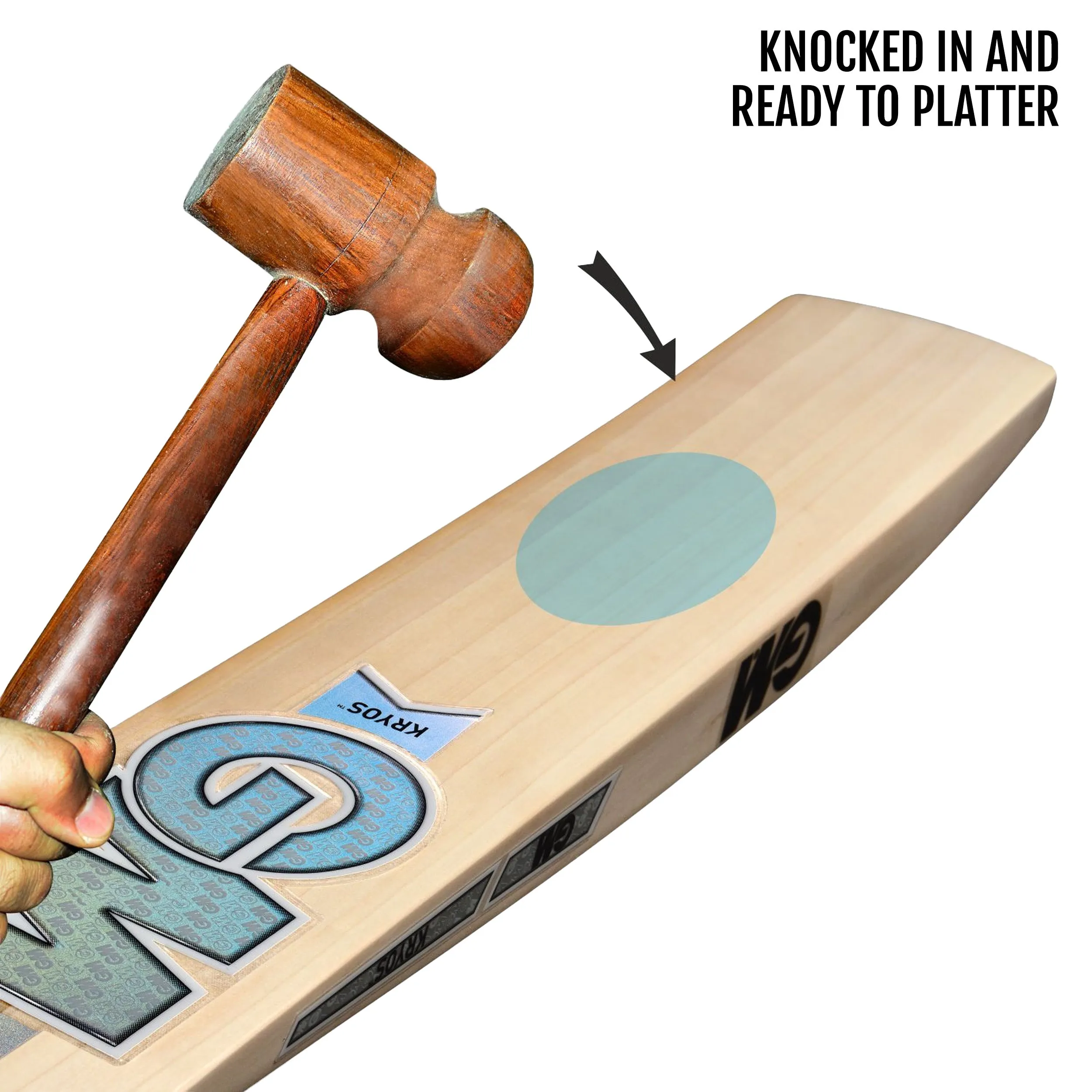 GM Kryos 909 English Willow Cricket Bat -SH