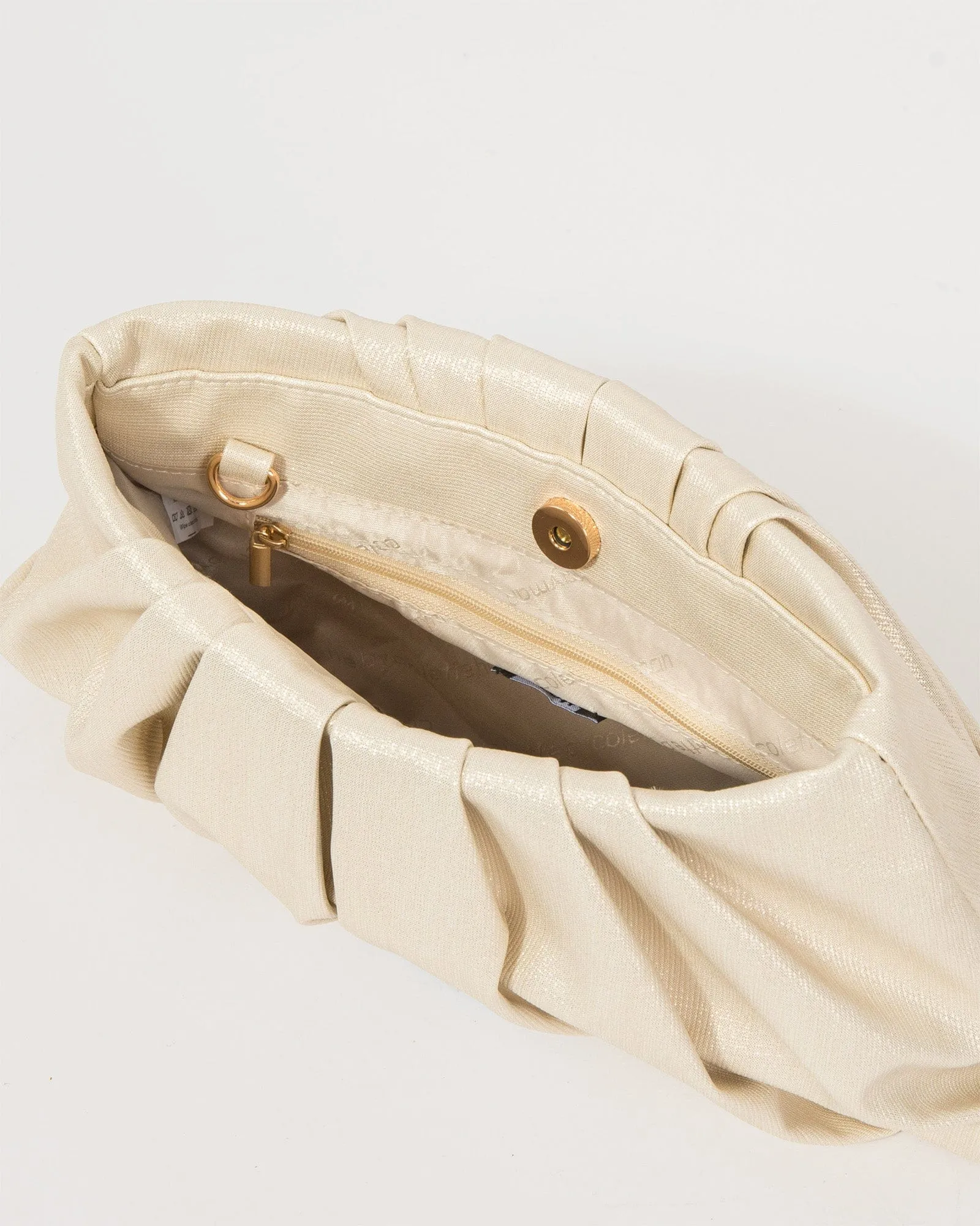 Gold Lucy Pouch Clutch Bag