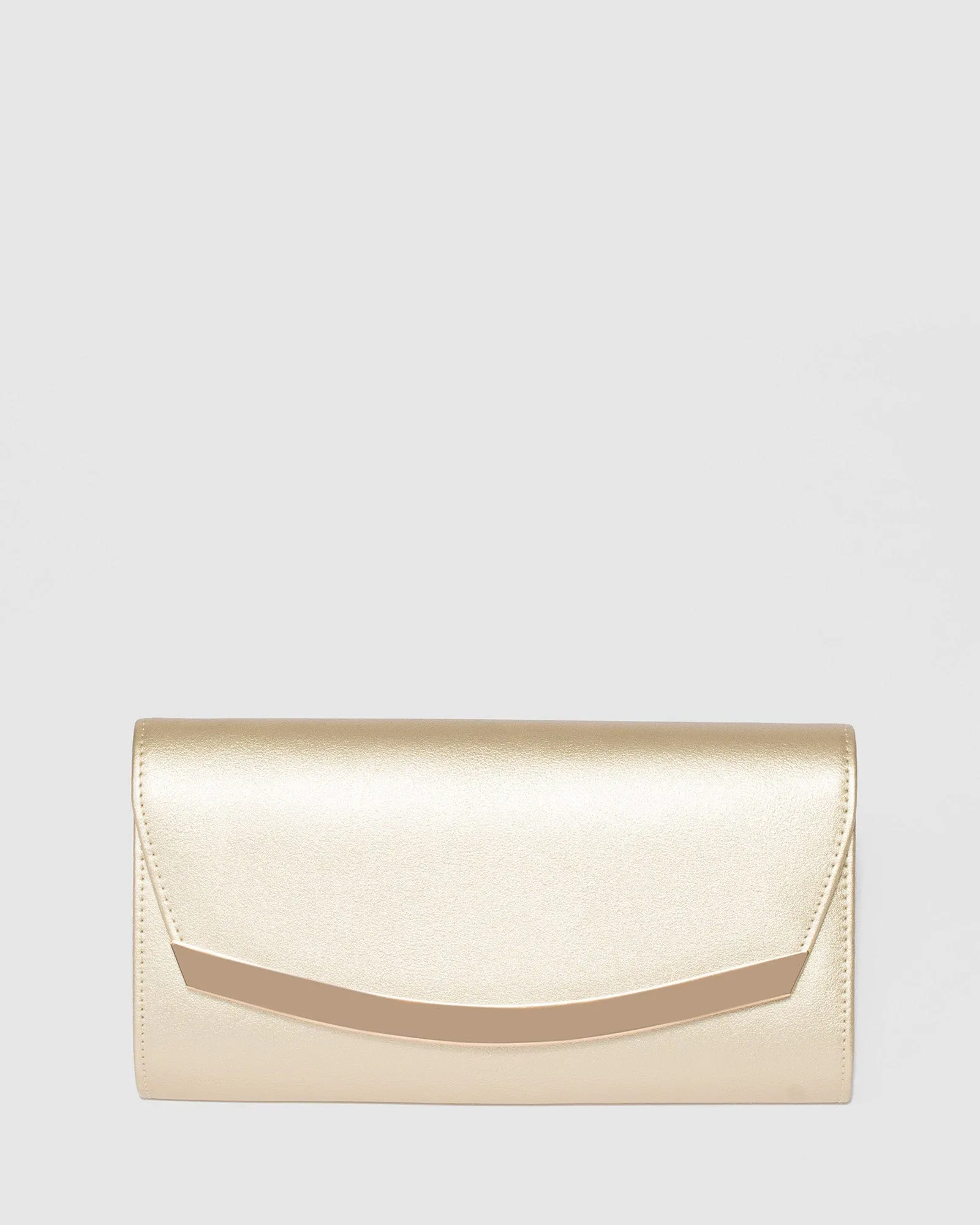 Gold Sammi Clutch Bag