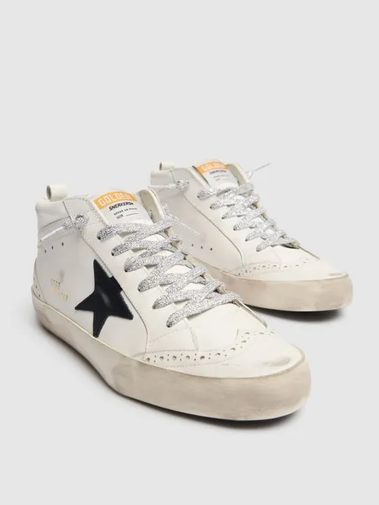 Golden Goose   20mm Mid Star leather sneakers 