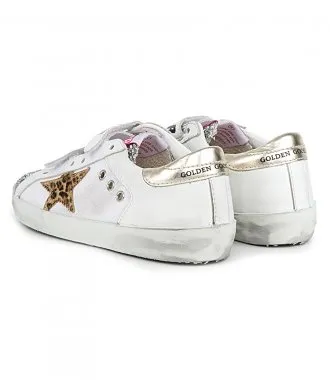 GOLDEN GOOSE CANVAS WITH HORSY LEO STAR OLD SCHOOL SNEAKERS