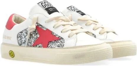 Golden Goose Kids Vintage Havana leather sneakers White