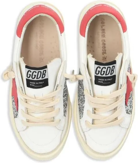 Golden Goose Kids Vintage Havana leather sneakers White