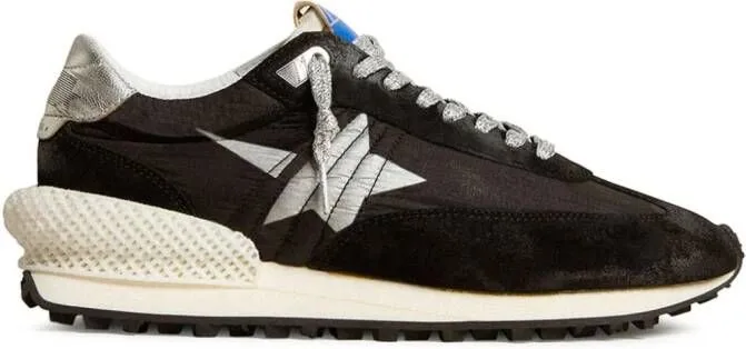 Golden Goose star-print lace-up sneakers Black