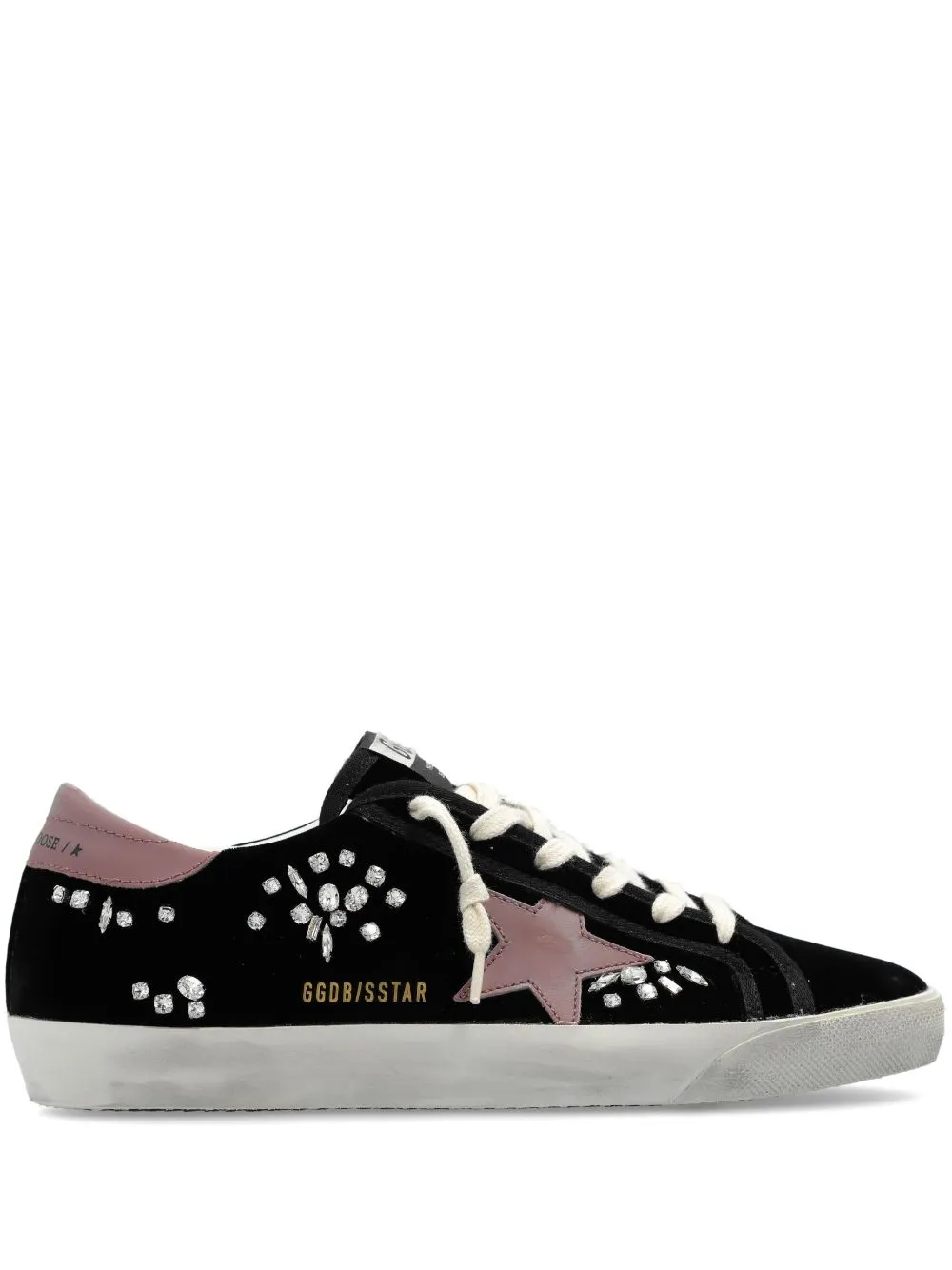 Golden Goose Super-Star Classic With List trainers - Black