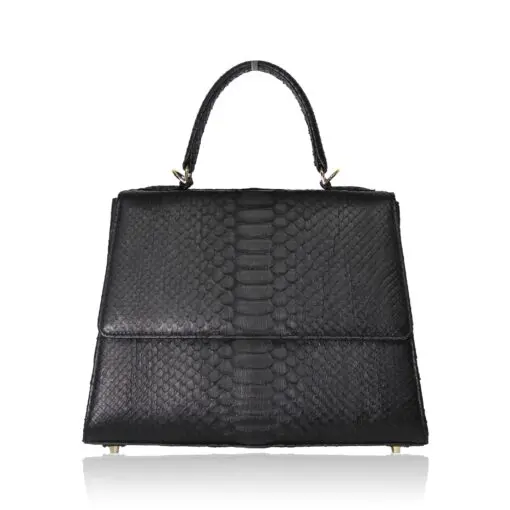 --Goldmas python Leather Bag-