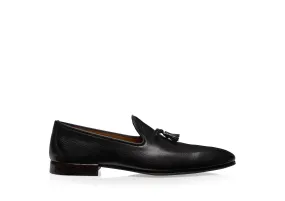 GRAIN LEATHER BAILEY TASSEL SLIPPER