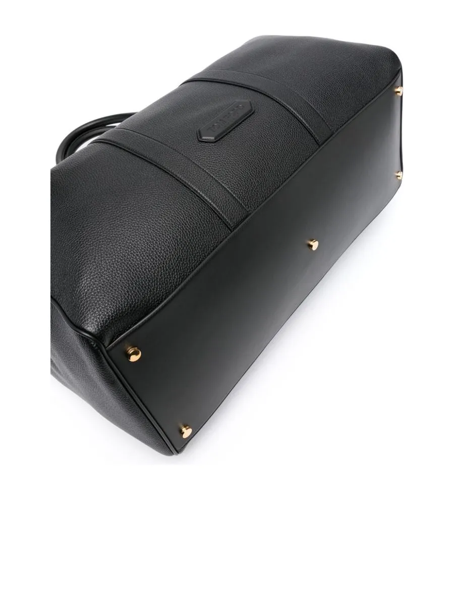 Grained Leather Travel Bag